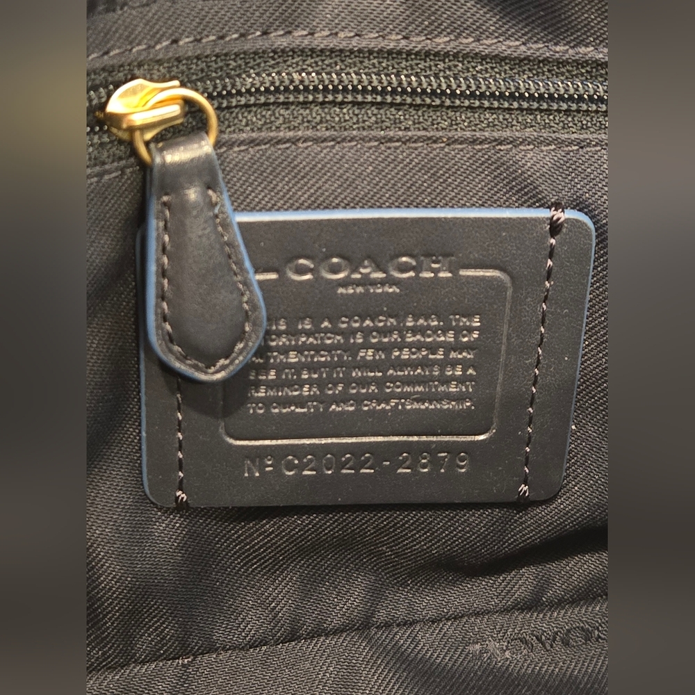 Coach 2020 Leather Mini Camera 16 Blue Crossbody Bag - Picture 7 of 13